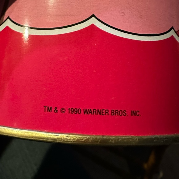 VTG 1990 LOONEY TUNES BUGS BUNNY BRACHS VALENTINE TIN WARNER BROS no chocolate - Picture 9 of 11